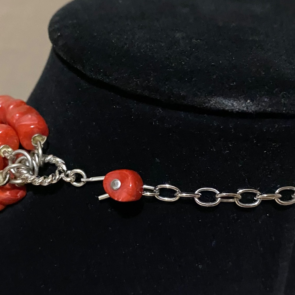 Orange Corral Multi-Strand Adjustablenecklace - image 7